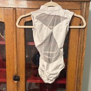 LA Designs White Dance Leotard